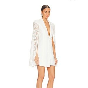 Katie May Florence Dress in Ivory; Worn once and dry cleaned since
Color: Ivory
